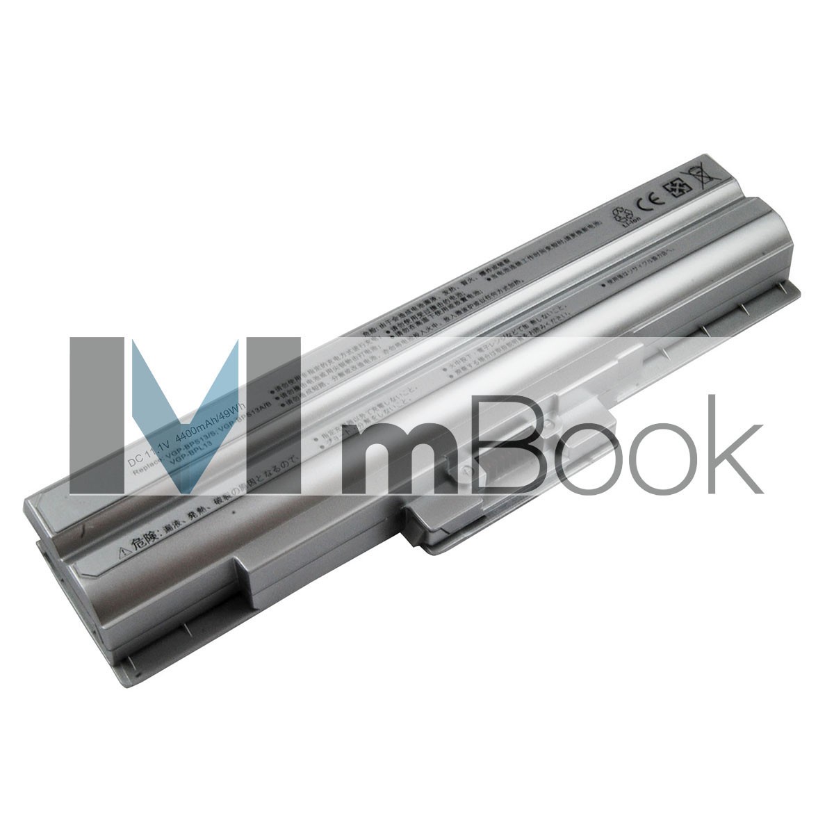 Bateria para Sony Vgp-bps13b/b Vgp-bps13b Vgp-bps13a/r Prata, 