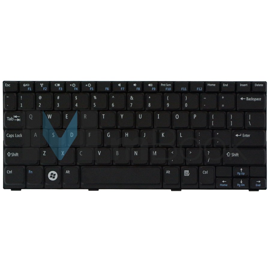 Teclado Netbook Dell Mini 10 1012 Pk1309w2a25 Pk130f12a30