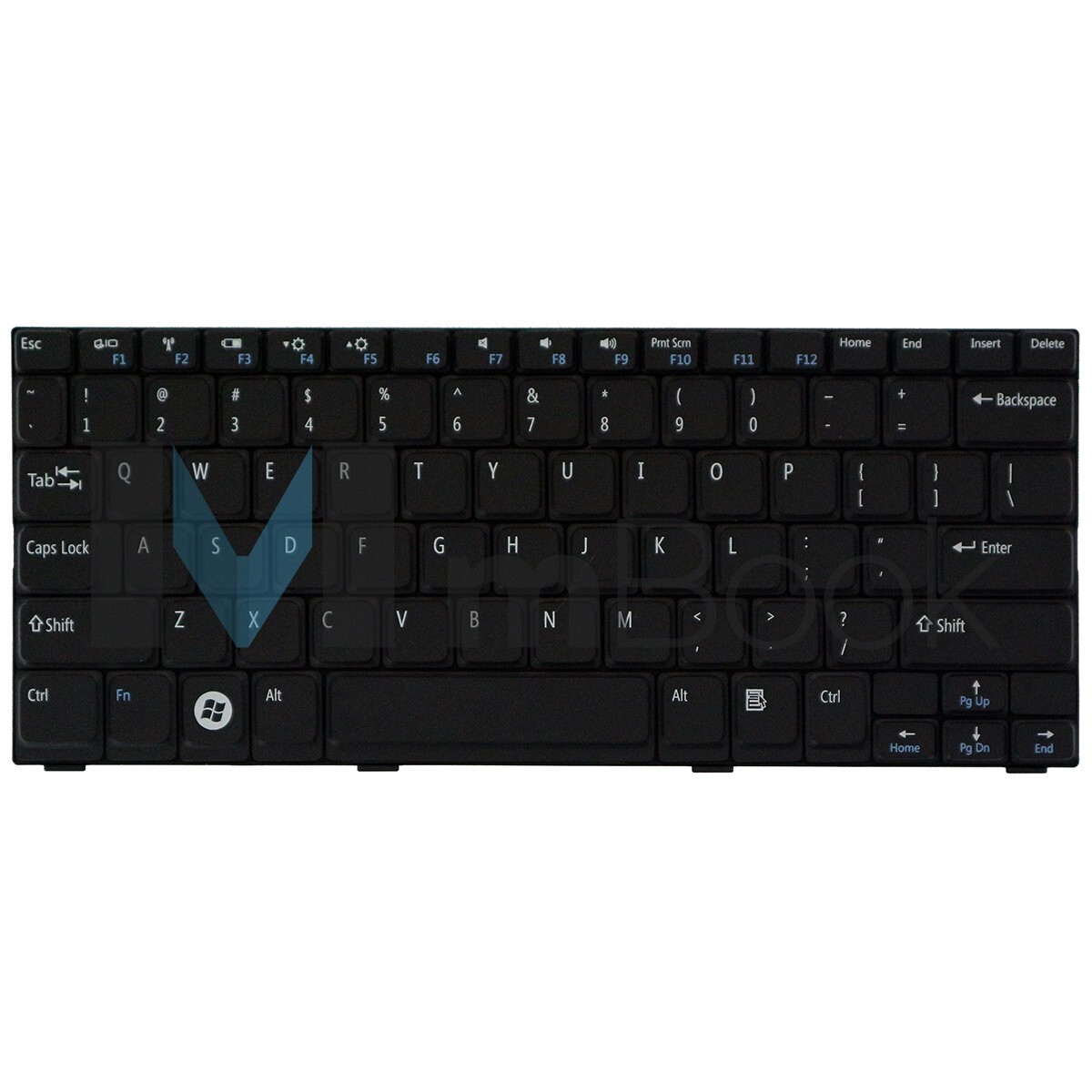 Teclado Dell Mini 09l19305216m 0k4phv 0v3272 Pk1309W1A11, 