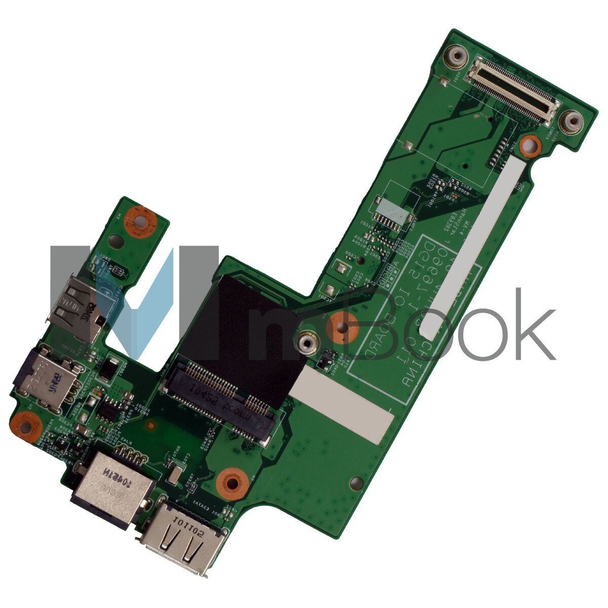 Placa Jack Power Usb para Dell compatível com 48.4HH02.011, 