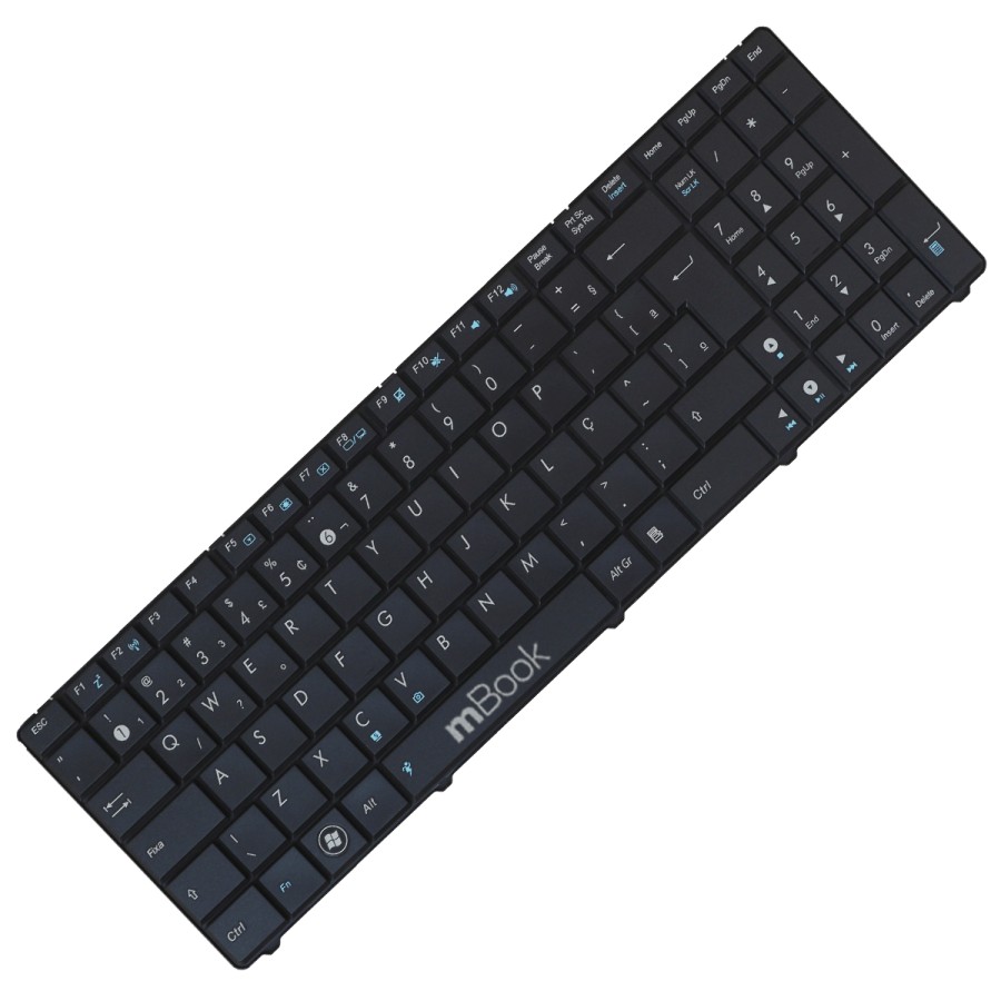 Teclado P/ Asus K62f K62jr K60ic K60ij K60il K60in K61 K61ic