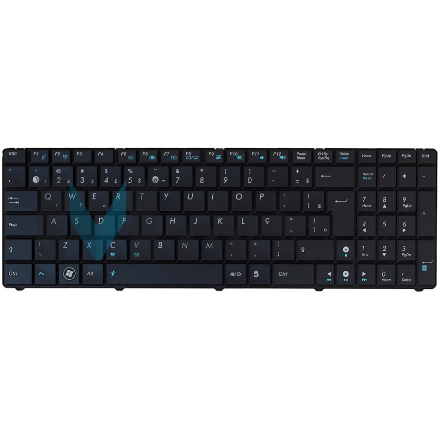 Teclado para Asus compatível com PN 04GNX31KIT01