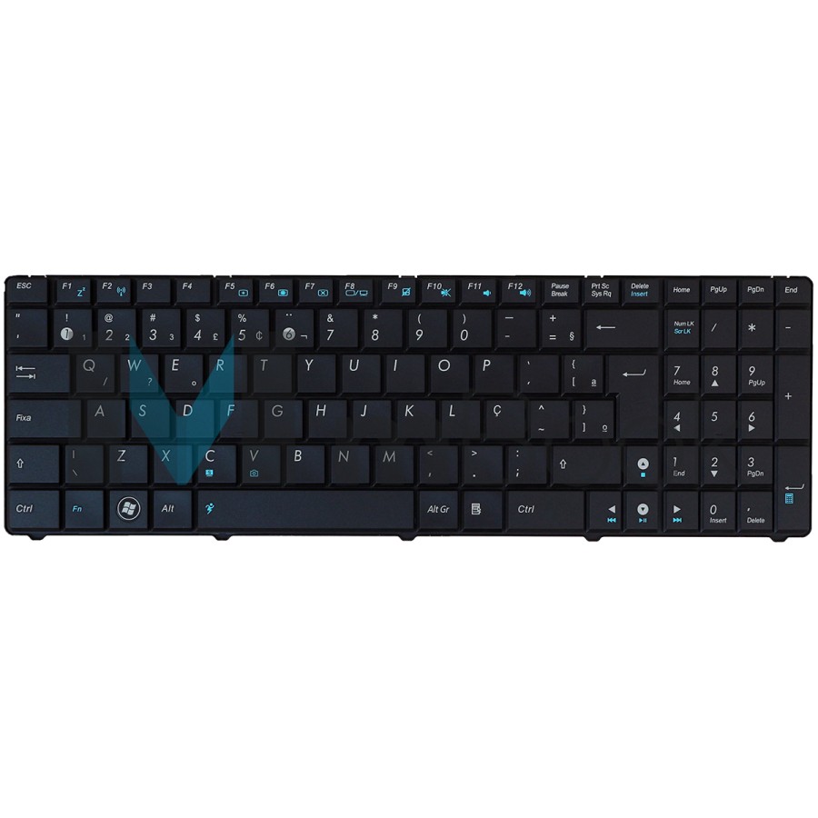 Teclado para Asus compatível com PN 04GNX31KIT01