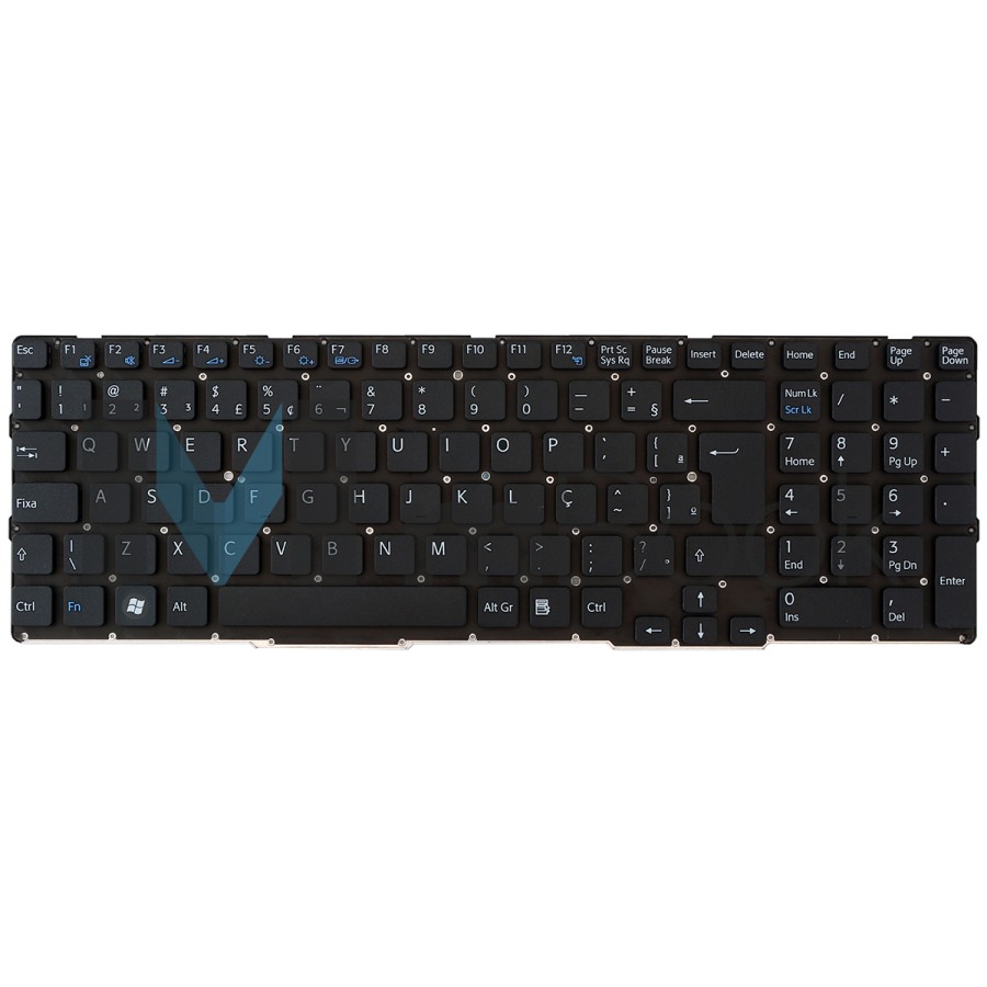 Teclado P/ Sony Vaio Sve1511pgx/s Sve1511rfxb Sve1511rfxw Br