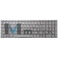 Teclado para HP Pavilion 15-DA0008CA , 15S-DU Cor Prata Teclado para HP Pavilion 15-DA0008CA , 15S-DU Cor Prata