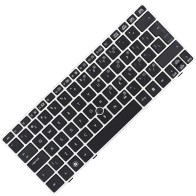 Teclado para HP Elitebook 2560p 6037b0055137 Us Frame Prata, Teclado para HP Elitebook 2560p 6037b0055137 Us Frame Prata,