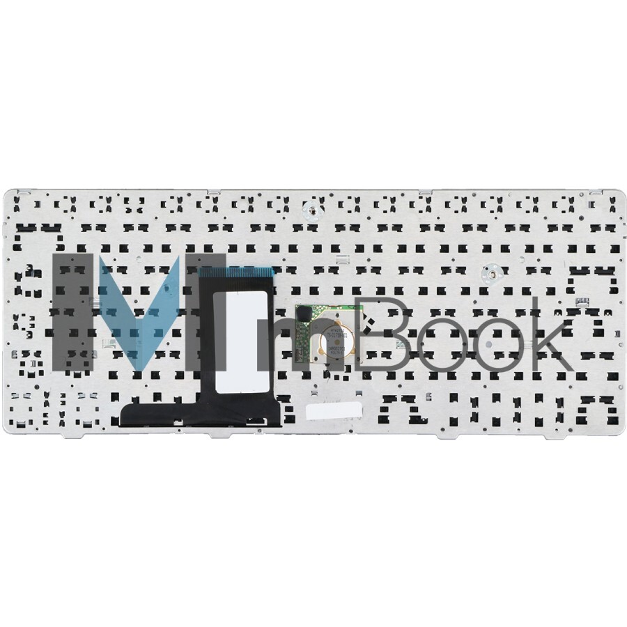 Teclado para HP Elitebook 2570p 638512-d61 Us Frame Prata, 