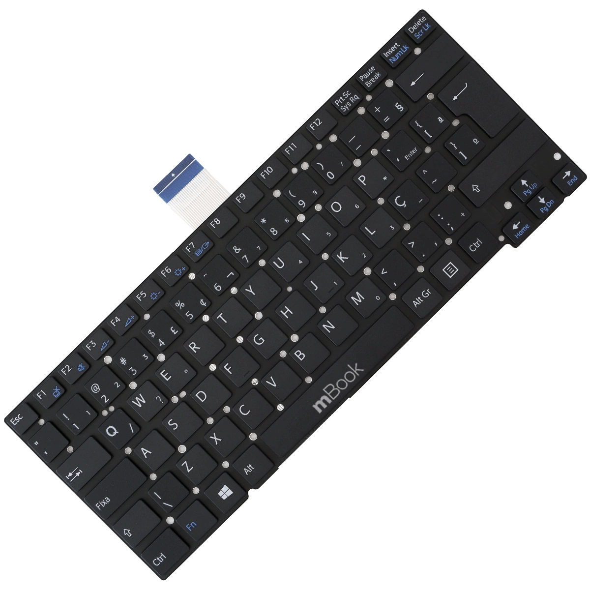 Teclado Ultrabook Sony Vaio Svt13 Preto Padrão Br Com Ç