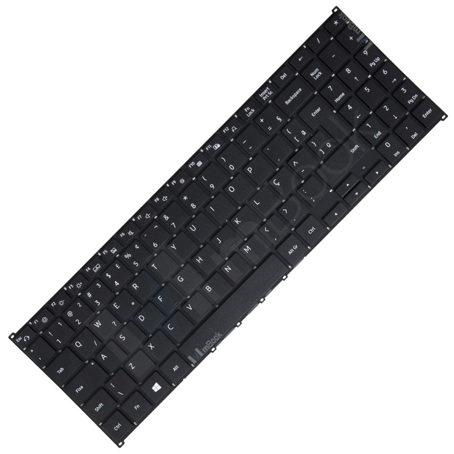 Teclado para Samsung compatível com NP550XCJ Layout BR