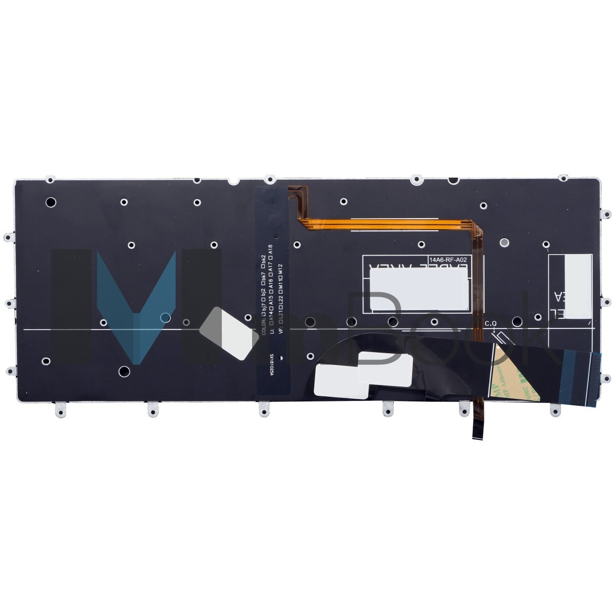 Teclado P para Dell Inspiron P57g P57g001 P57g002 Com Ç, 