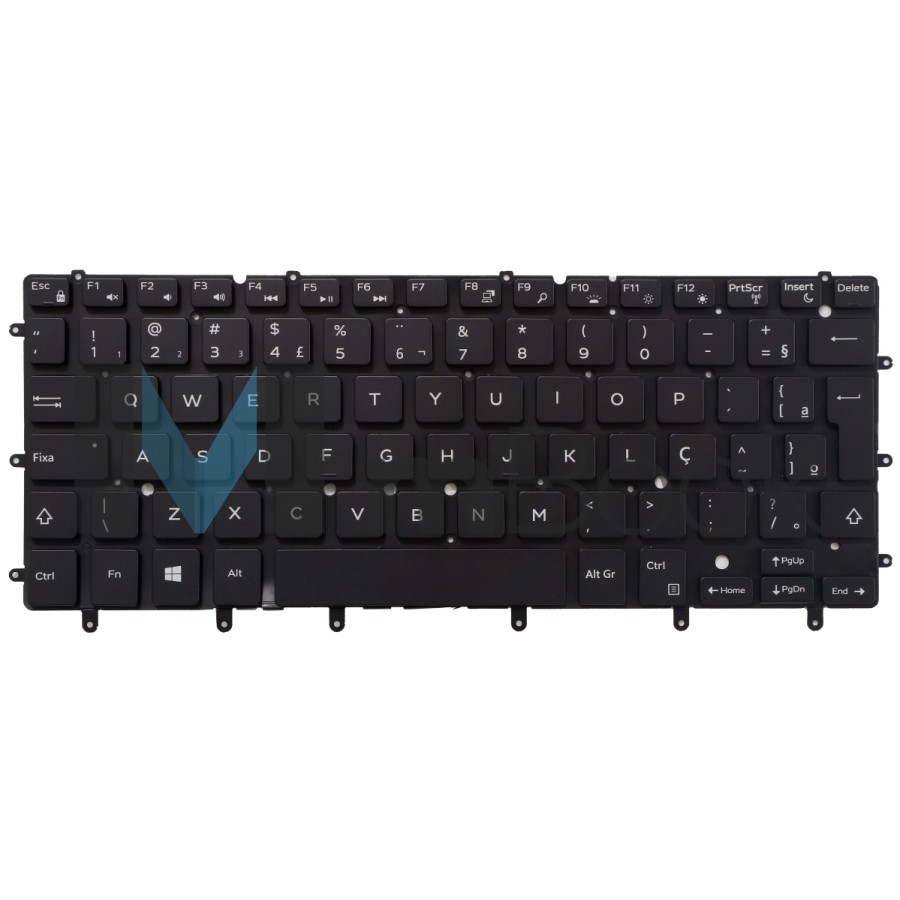Teclado P Dell Inspiron P57g P57g001 P57g002 Com Ç