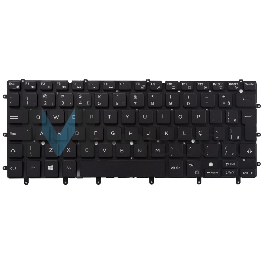 Teclado P Dell Inspiron P57g P57g001 P57g002 Com Ç