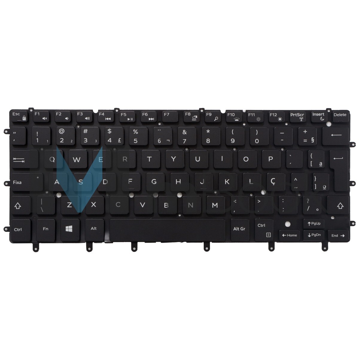Teclado Dell Inspiron 0dkdxh Dkdxh 490.01v07.0d1b Iluminado, 