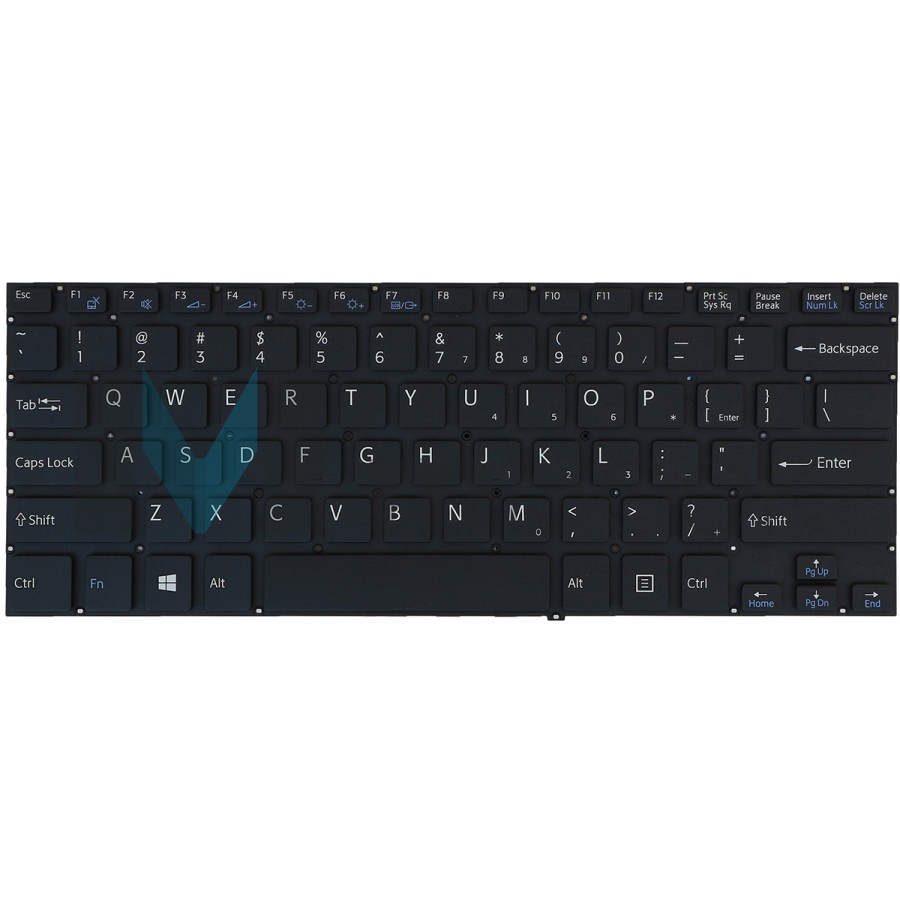 Teclado Sony Vaio Mp-12q16tq-920 Svf14e Svf142 Preto US