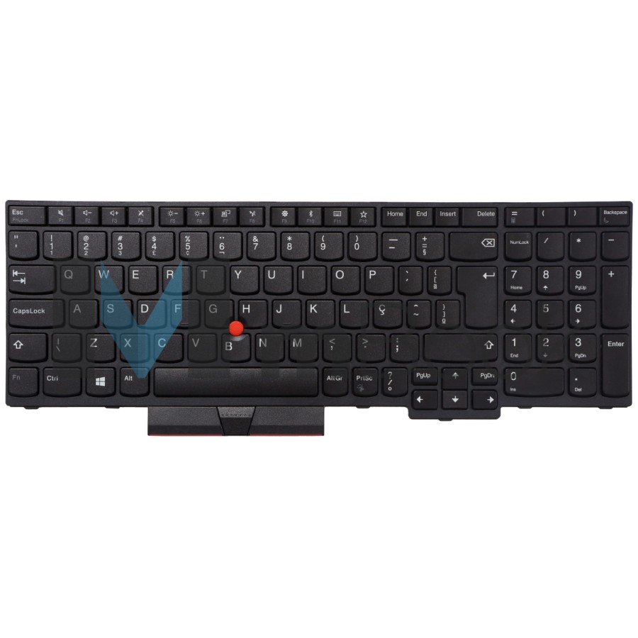 Teclado para notebook Lenovo ThinkPad E580 Layout BR