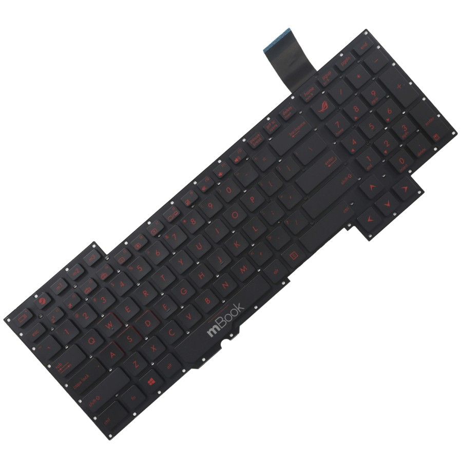 Teclado para Asus compatível com 0knb0-e601us00 Layout US