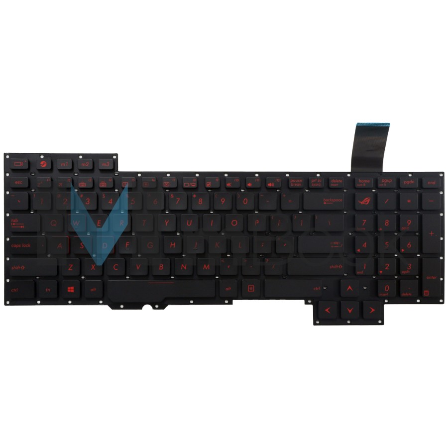 Teclado para Asus compatível com 0knb0-e601us00 Layout US