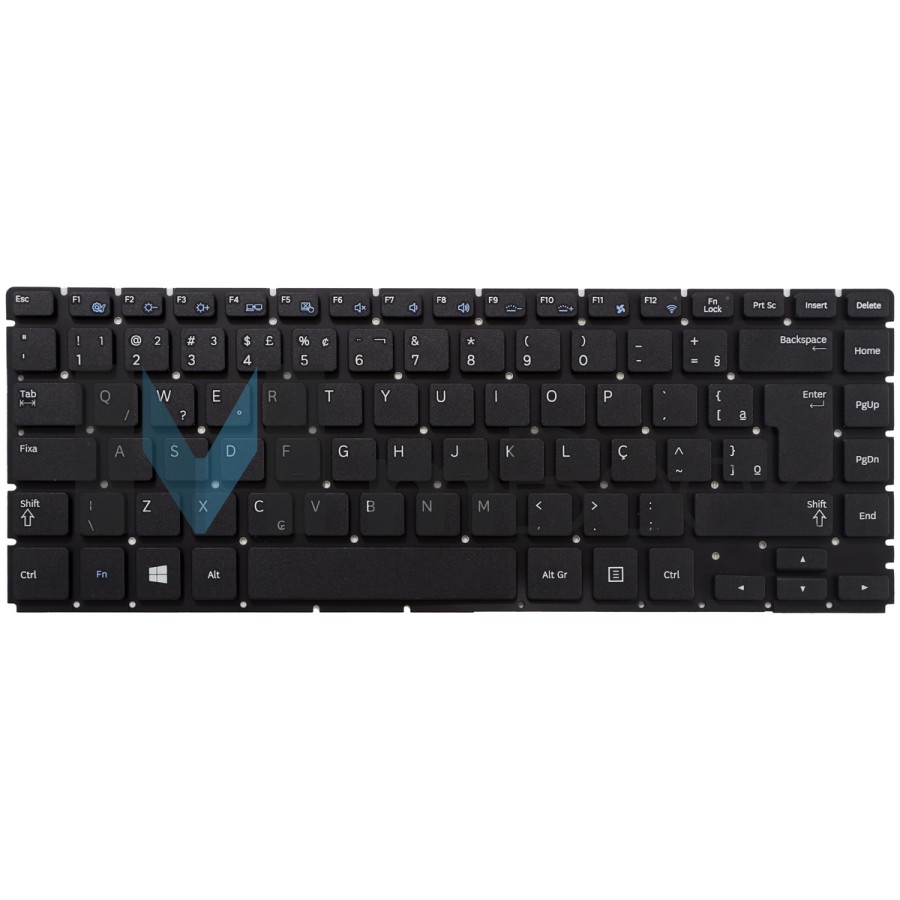 Teclado para Samsung np550p4c Layout BR