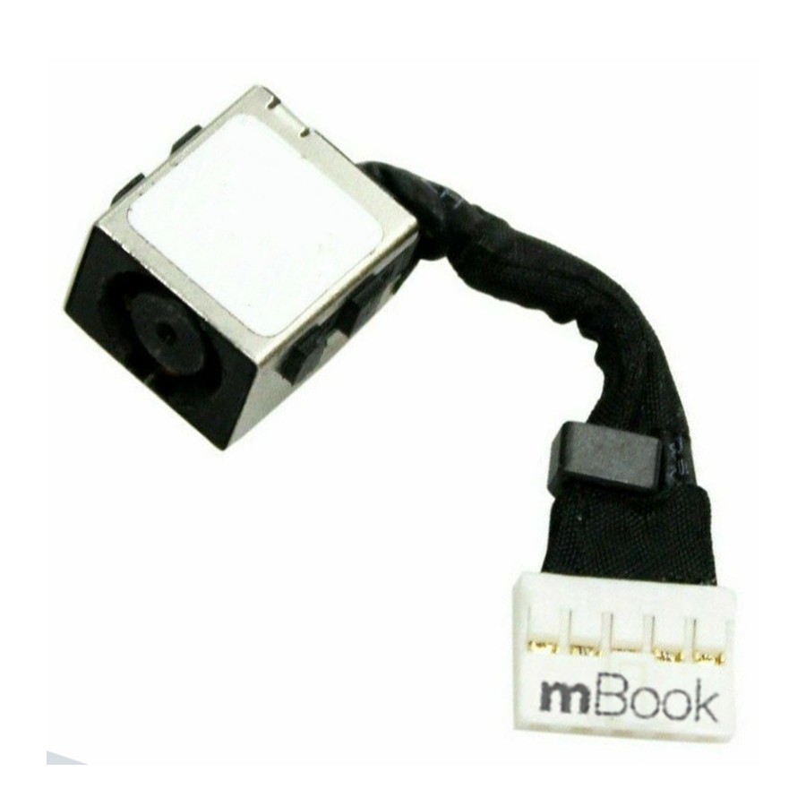 Conector DC Jack p/ Dell Inspiron compatível com DC30100NO00