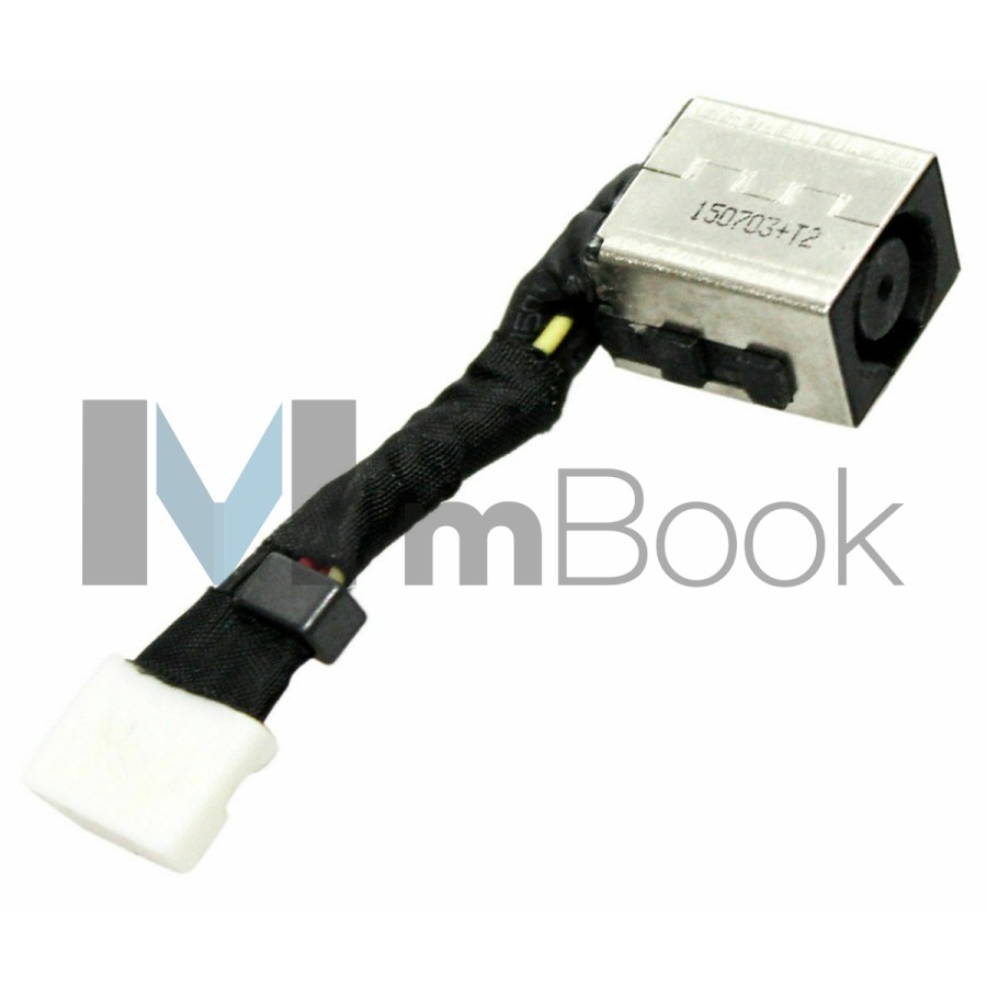 Conector DC Jack p/ Dell Inspiron compatível com DC30100NO00