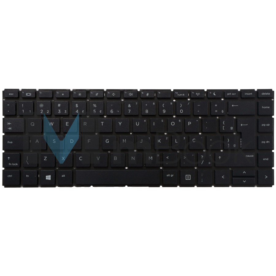 Teclado para HP Probook 445 G7 Layout BR sem LED