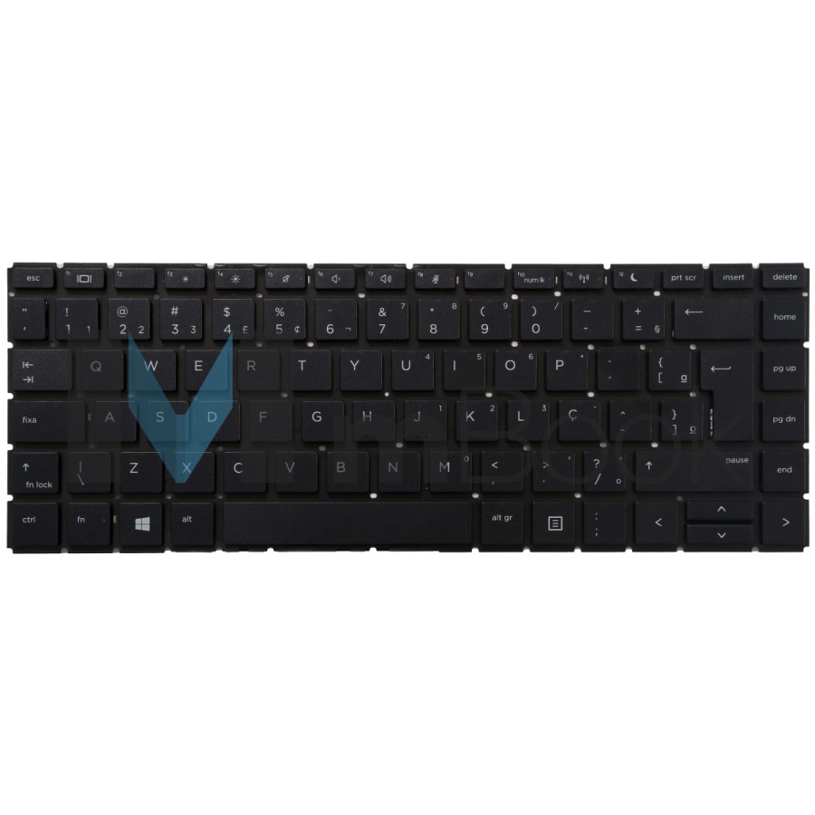 Teclado para HP Probook 445 G7 Layout BR sem LED