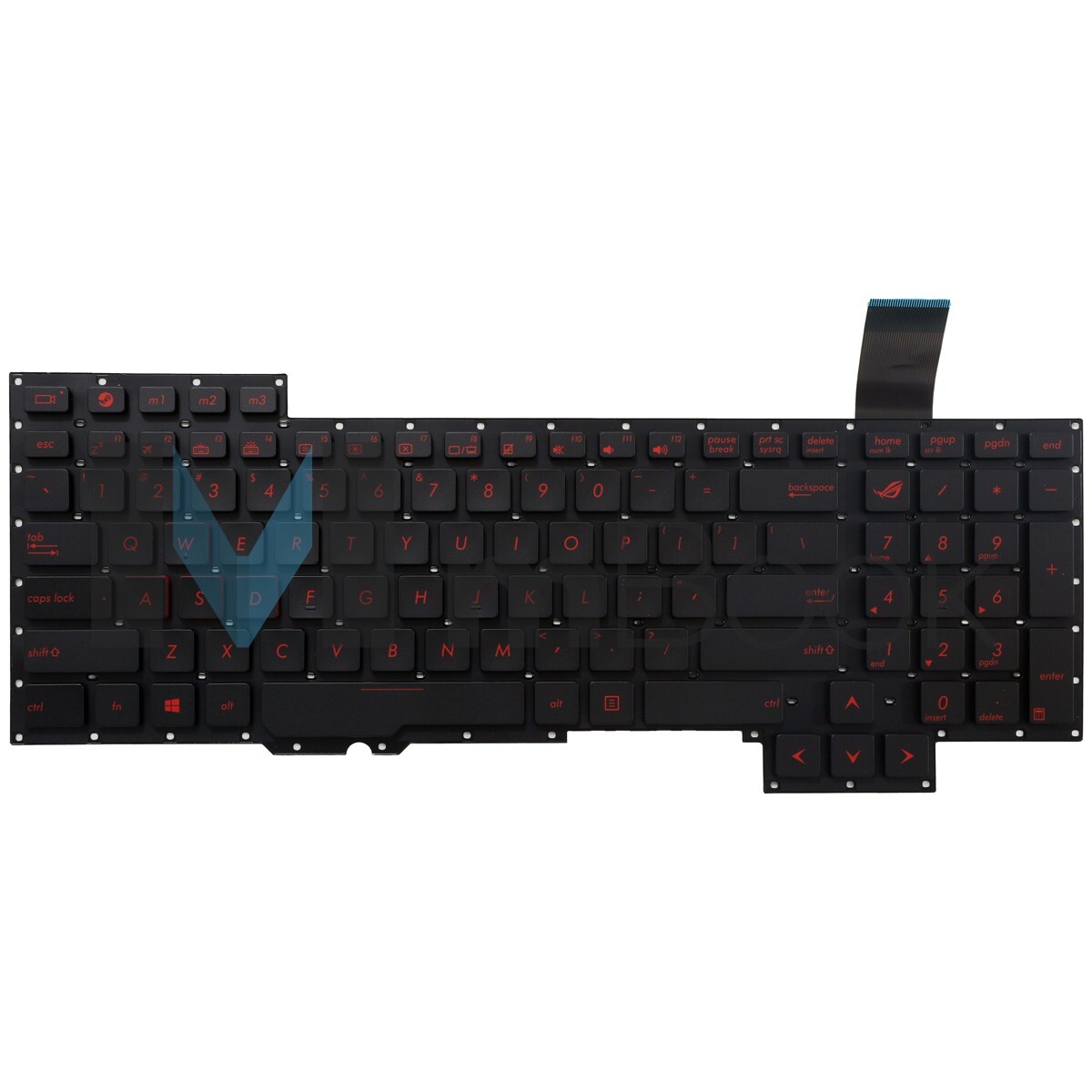 Teclado para Asus G751jy G751jt Layout US, 