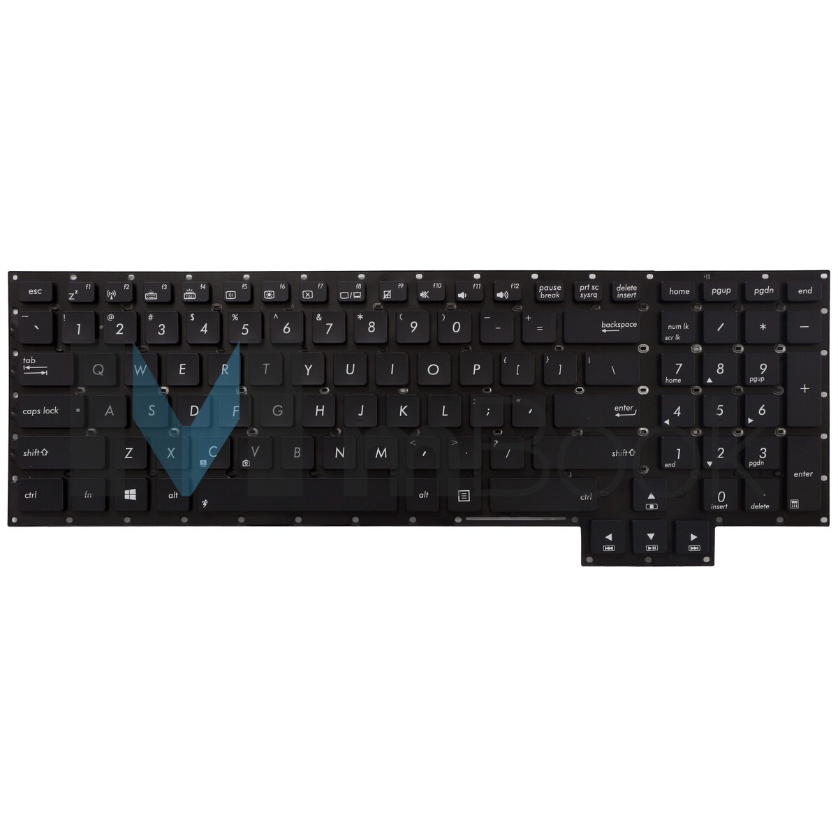 Teclado para Asus G750JX-RB71 Layout US, 
