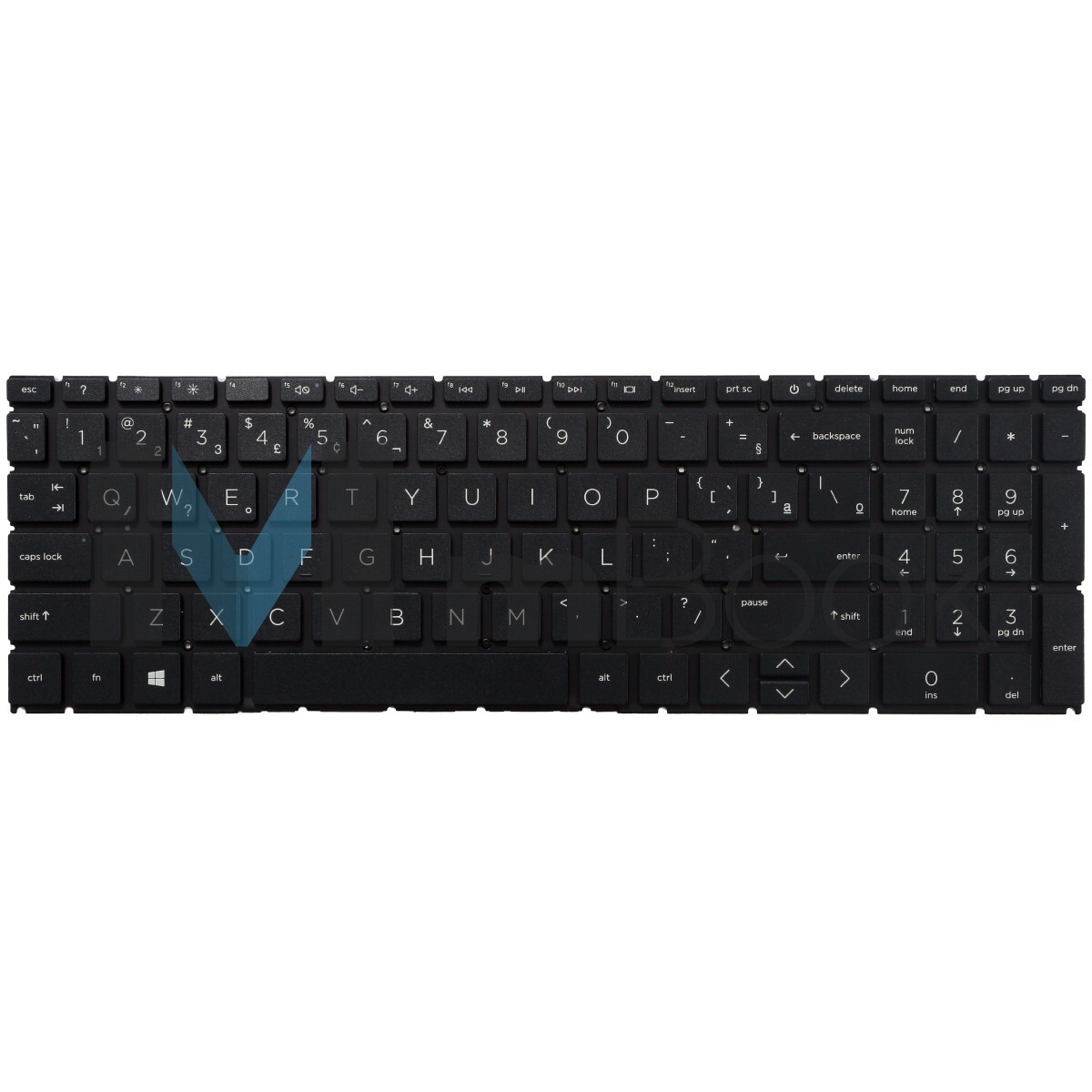 Teclado para notebook HP 17-CP Series Layout US, 