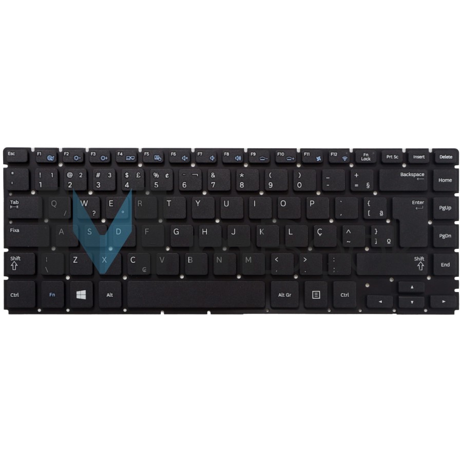 Teclado para Samsung np500p4a Layout BR