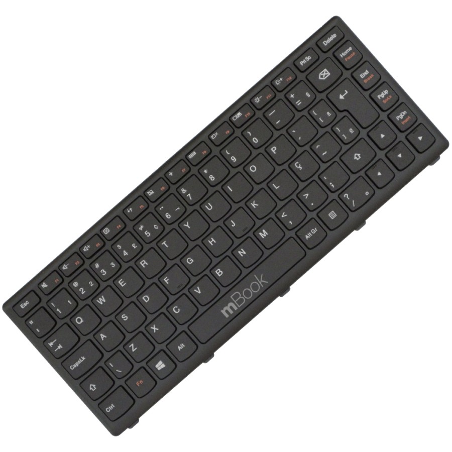 Teclado para Lenovo Ideapad Z400 Touch Series Moldura Preta