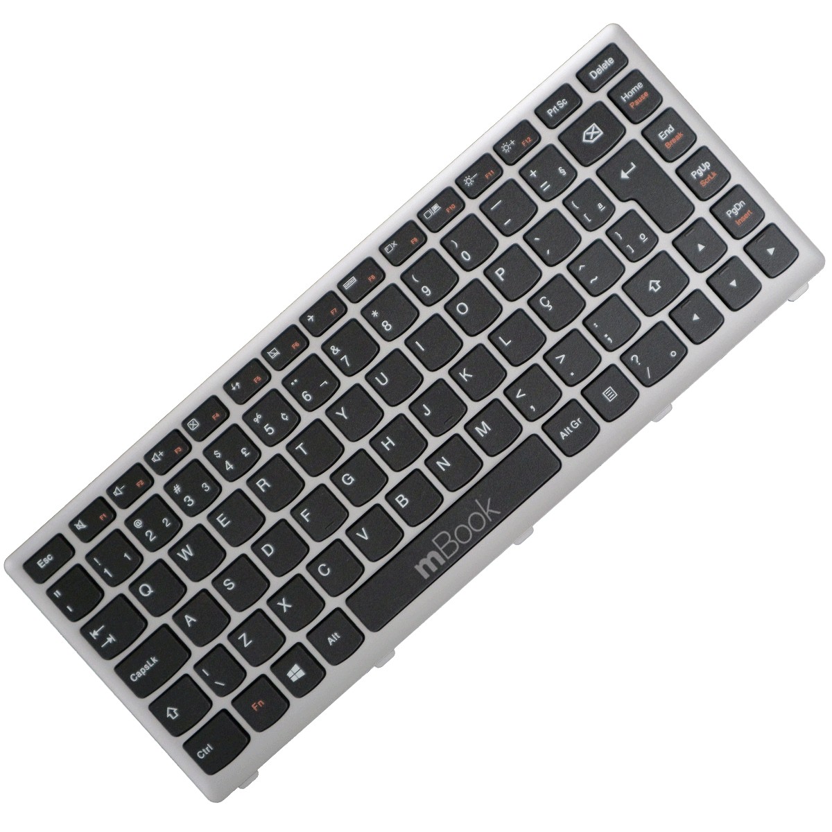 Teclado para Lenovo Ideapad 25206029 Moldura Cinza