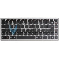 Teclado para Lenovo Ideapad 25206029 Moldura Cinza Teclado para Lenovo Ideapad 25206029 Moldura Cinza