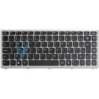 Teclado para Lenovo Ideapad Z400 Touch Series Moldura Cinza