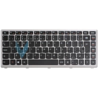 Teclado para Lenovo Ideapad Z410 Series Moldura Cinza