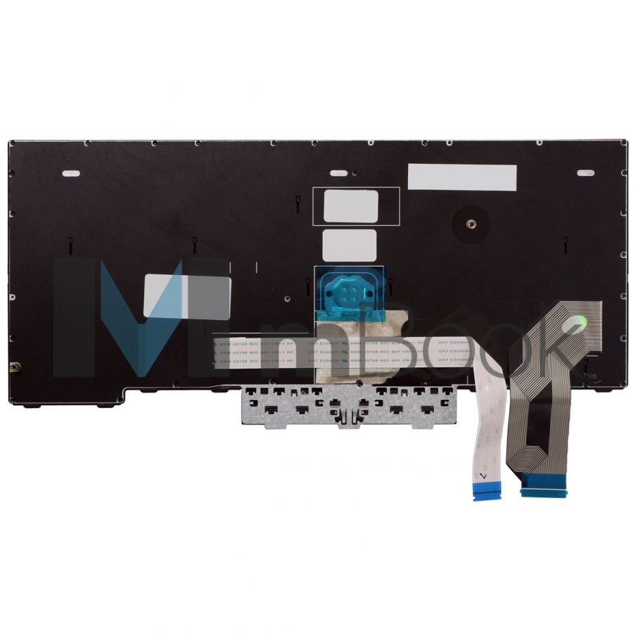 Teclado para Lenovo ThinkPad L14 Gen 1 Series Preto BR Ç