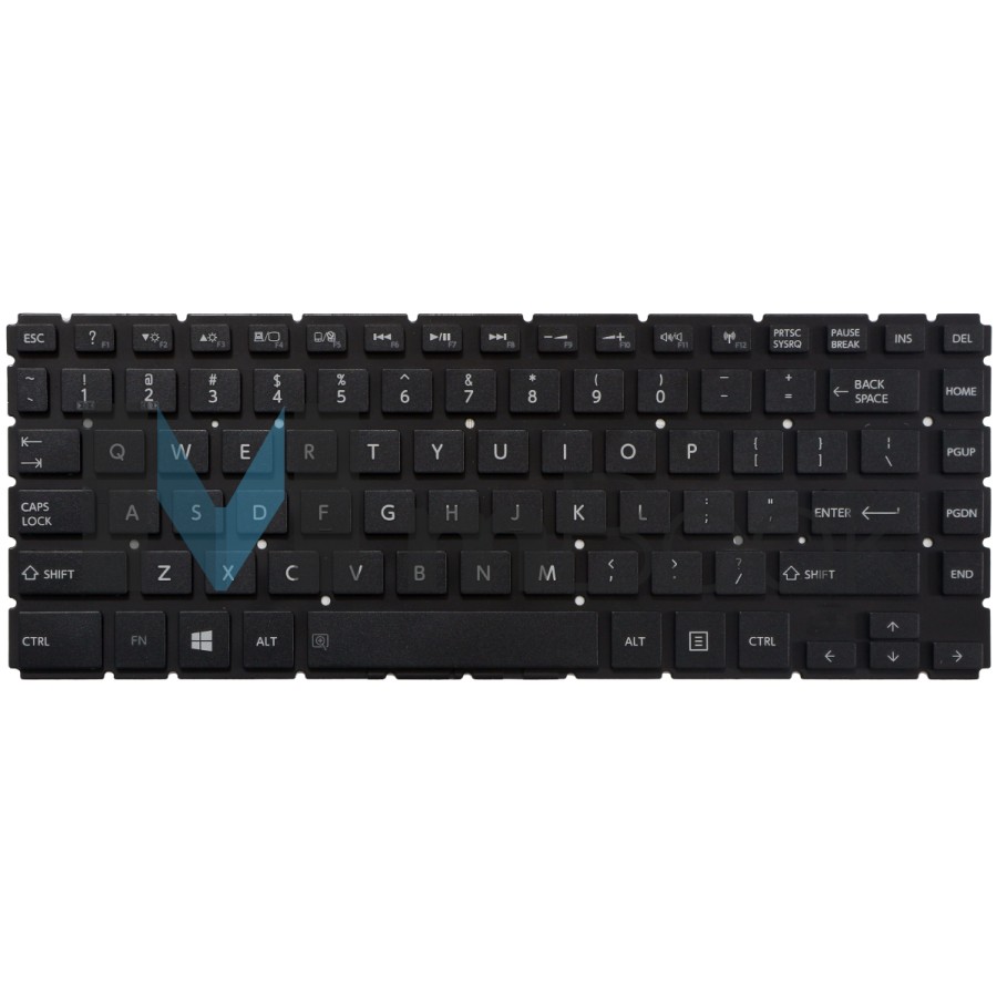 Teclado para Toshiba wk1428 Preto US sem LED