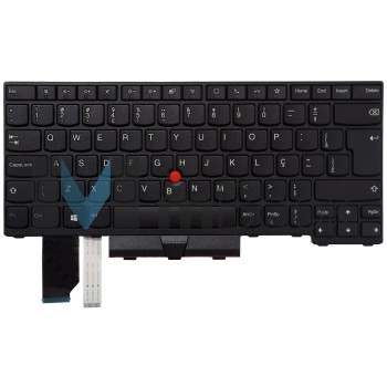 Teclado para Lenovo L14NBL-85BR Preto BR Ç, Teclado para Lenovo L14NBL-85BR Preto BR Ç,