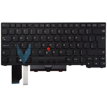 Teclado para Lenovo L14NBL-85BR Preto BR Ç, Teclado para Lenovo L14NBL-85BR Preto BR Ç,