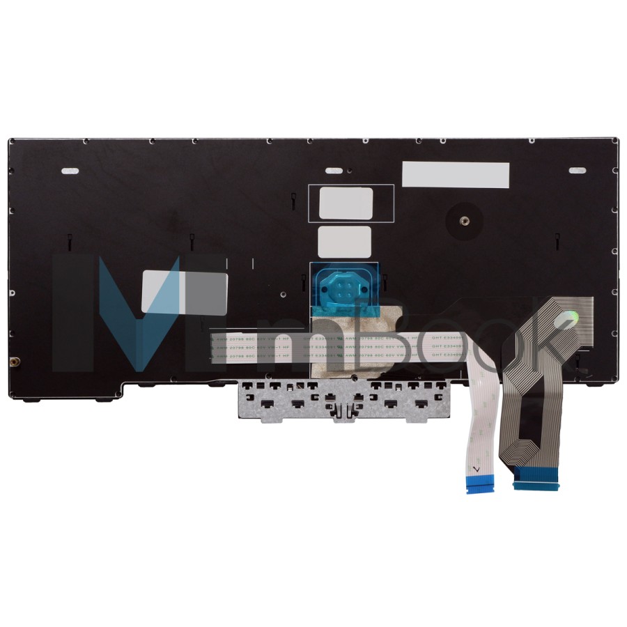 Teclado para Lenovo 5N20W67656 Preto BR Ç, 