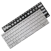 Teclado para Asus ZenBook UM431D Series Prata US Led Teclado para Asus ZenBook UM431D Series Prata US Led