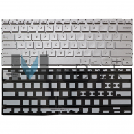 Teclado para Asus ZenBook UX431FN Series Prata US Led Teclado para Asus ZenBook UX431FN Series Prata US Led