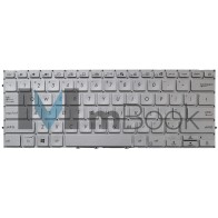 Teclado para Asus ZenBook UX431FN-IH74 Prata US Led Teclado para Asus ZenBook UX431FN-IH74 Prata US Led
