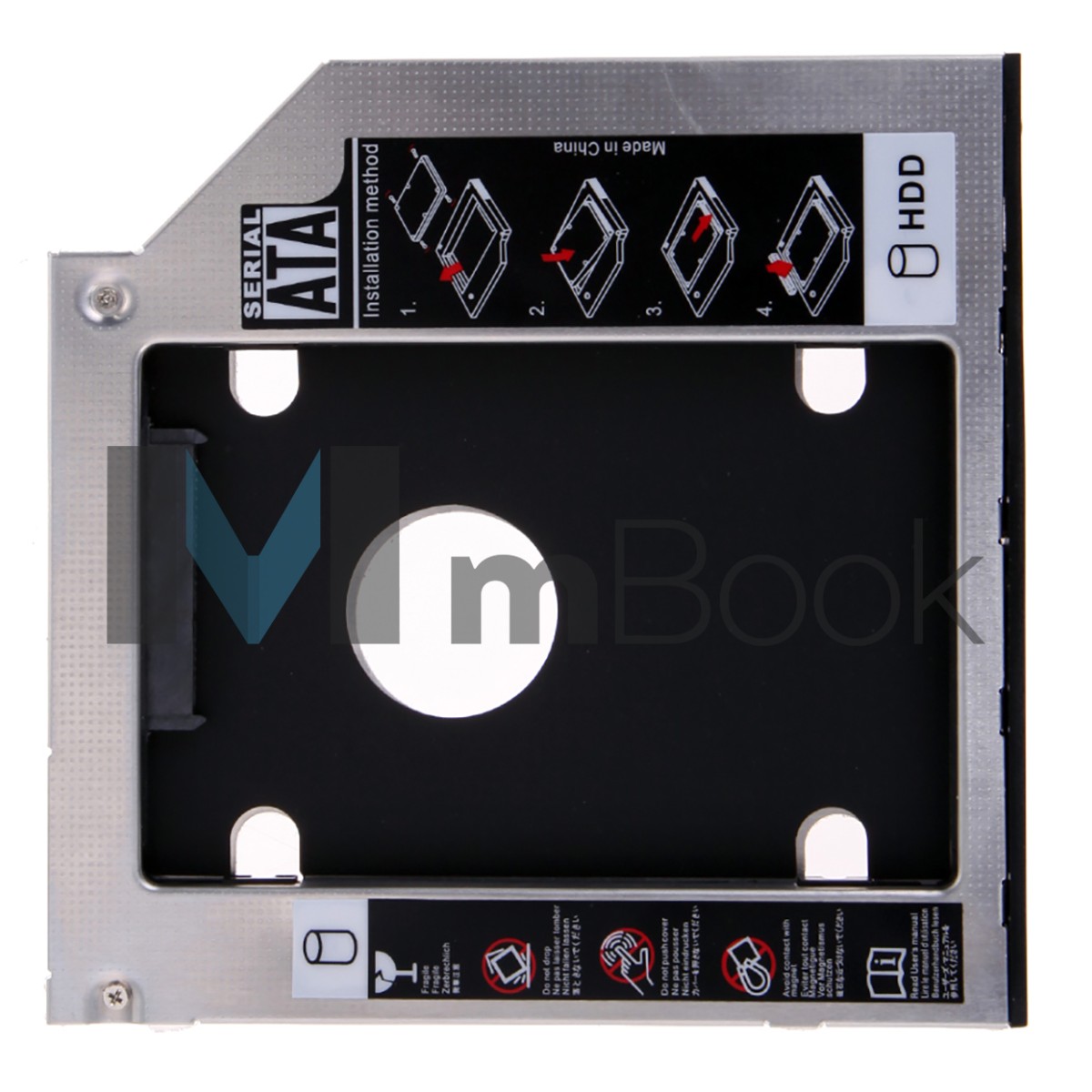 Adaptador Dvd Para Hd Ou Ssd Notebook Drive Caddy 12.7mm, 