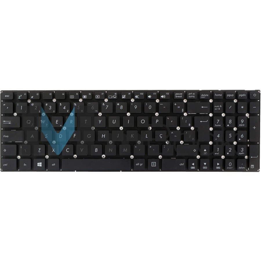 Teclado para notebook compatível com Asus F540N