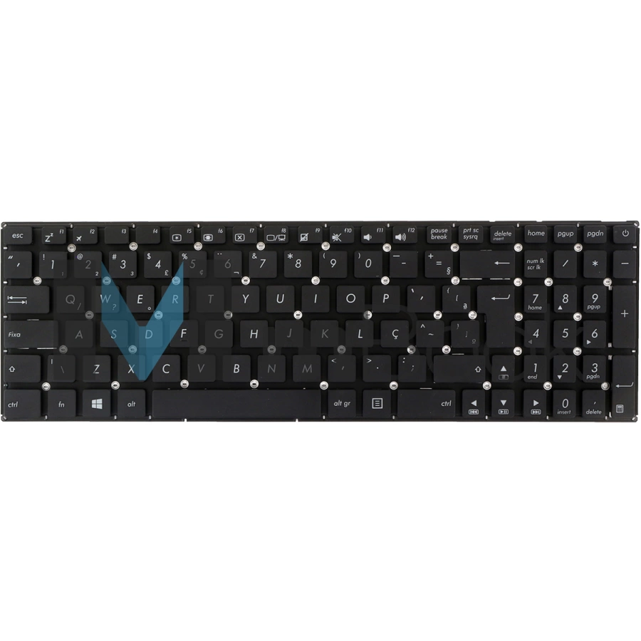 Teclado para notebook compatível com Asus F540N