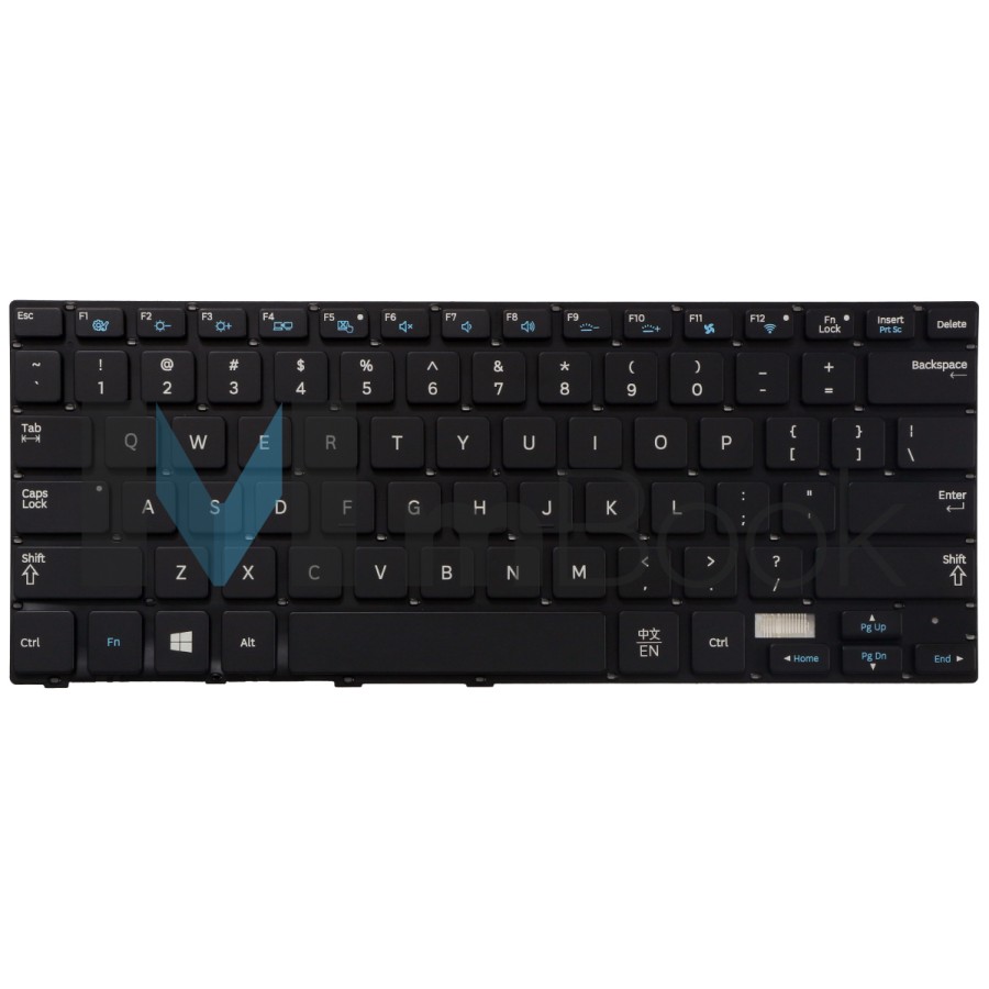 Teclado para note Samsung compatível com cn13ba5903688 US