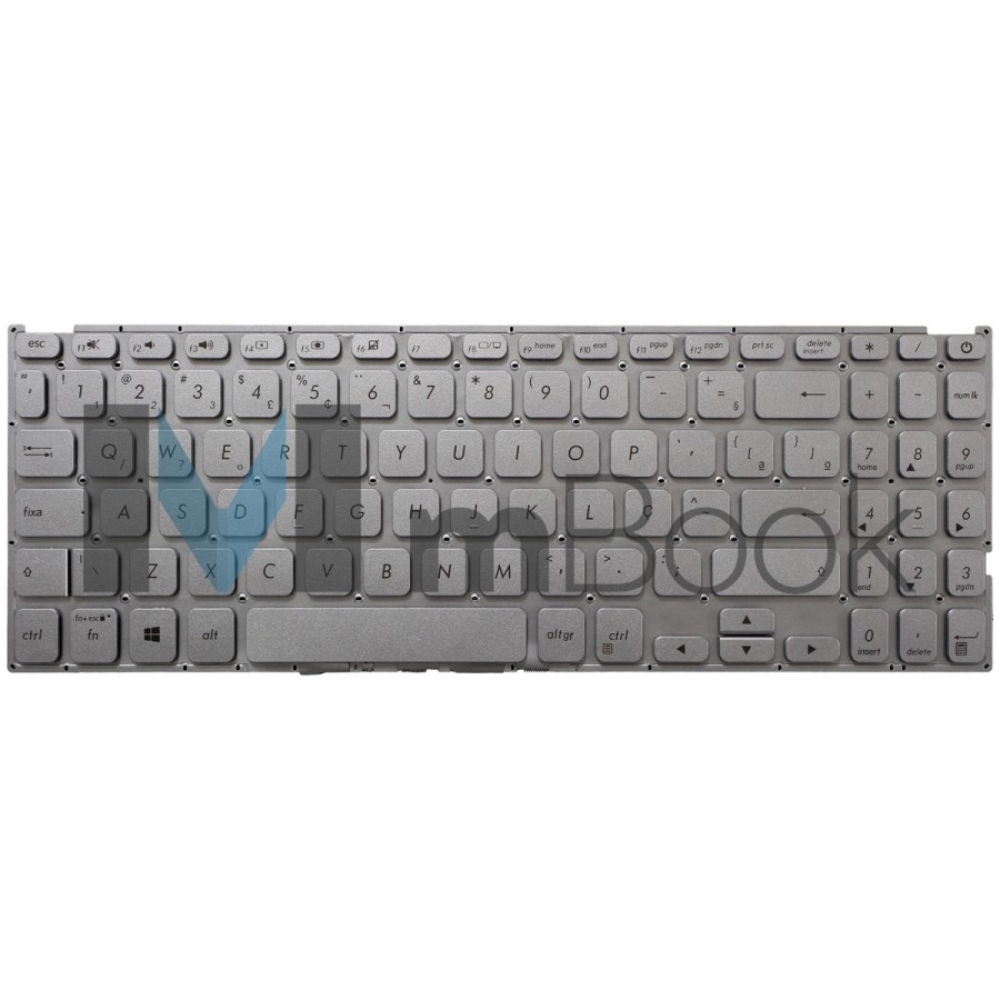 Teclado Para Asus Vivobook X512J x512fb BR Prateado