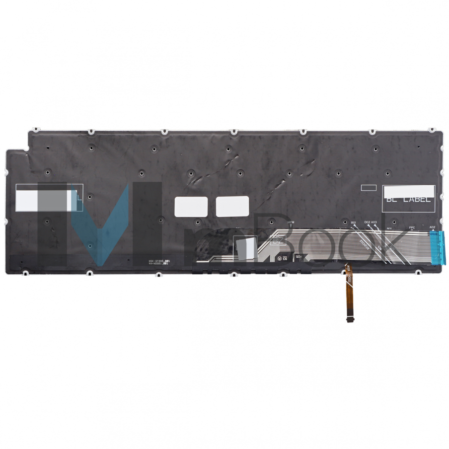 Teclado para Dell SN8286 Prata Com detalhes estéticos
