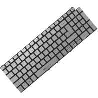 Teclado para Dell SN8286 Prata Com detalhes estéticos